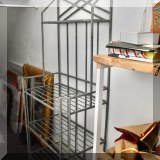 F27. Metal bakers rack 70”h x 28”w x 18”d